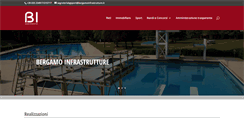 Desktop Screenshot of bergamoinfrastrutture.it